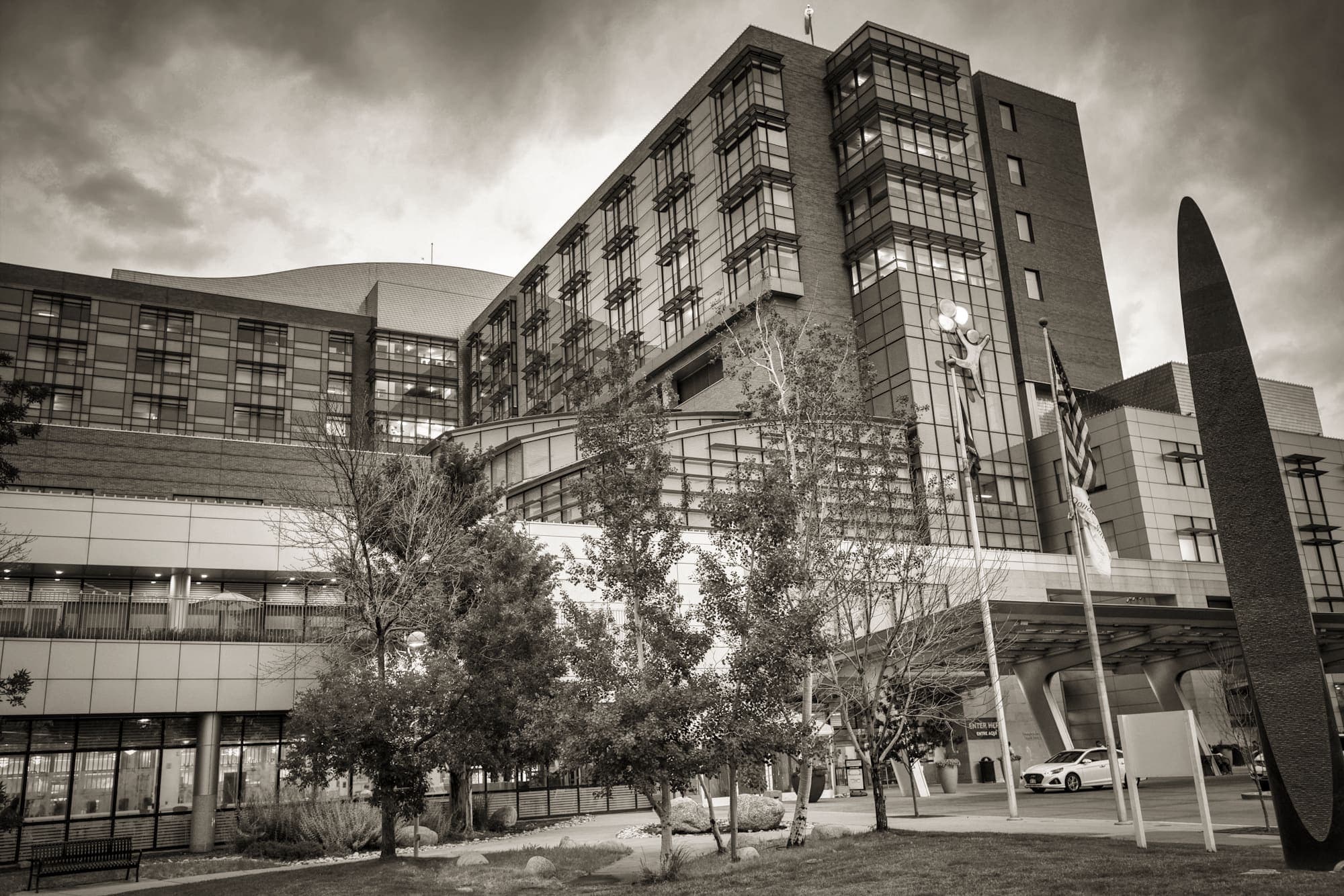 Hospitals building under construction