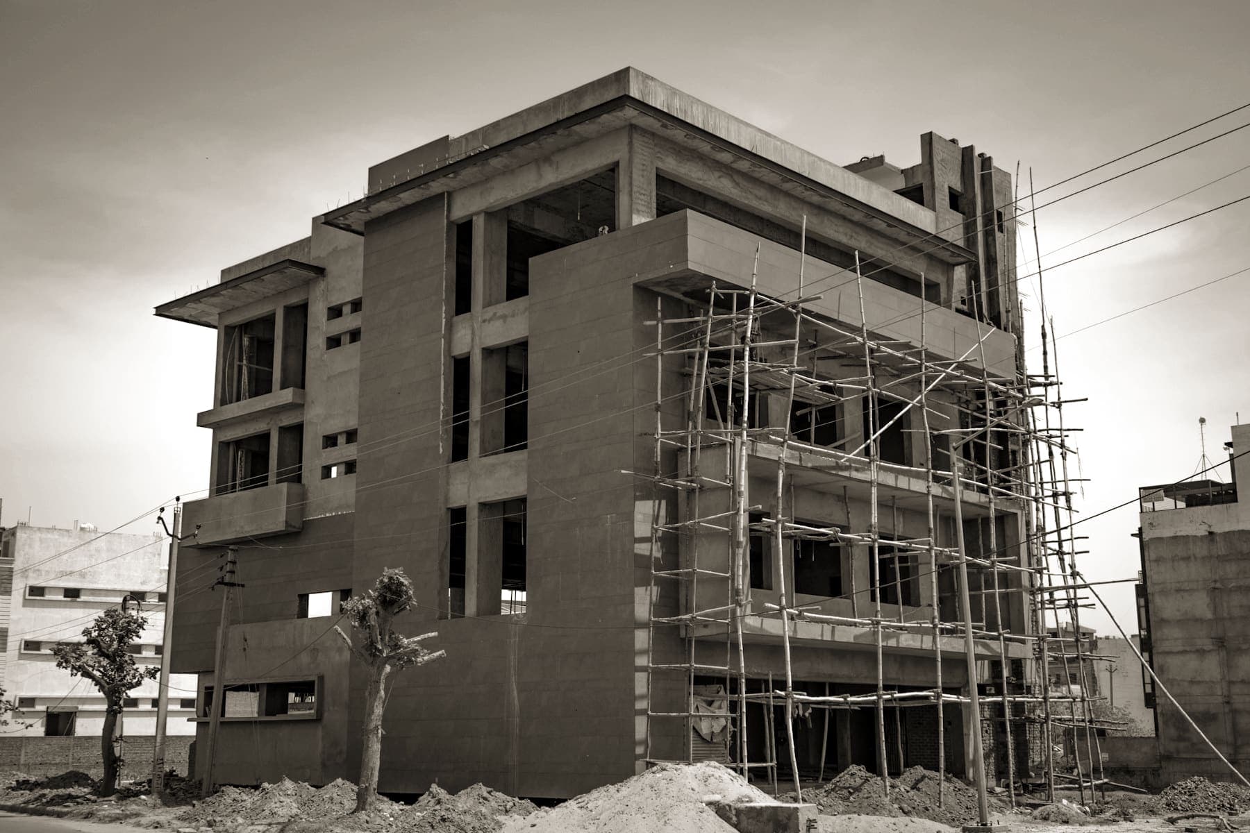 Residential building under construction